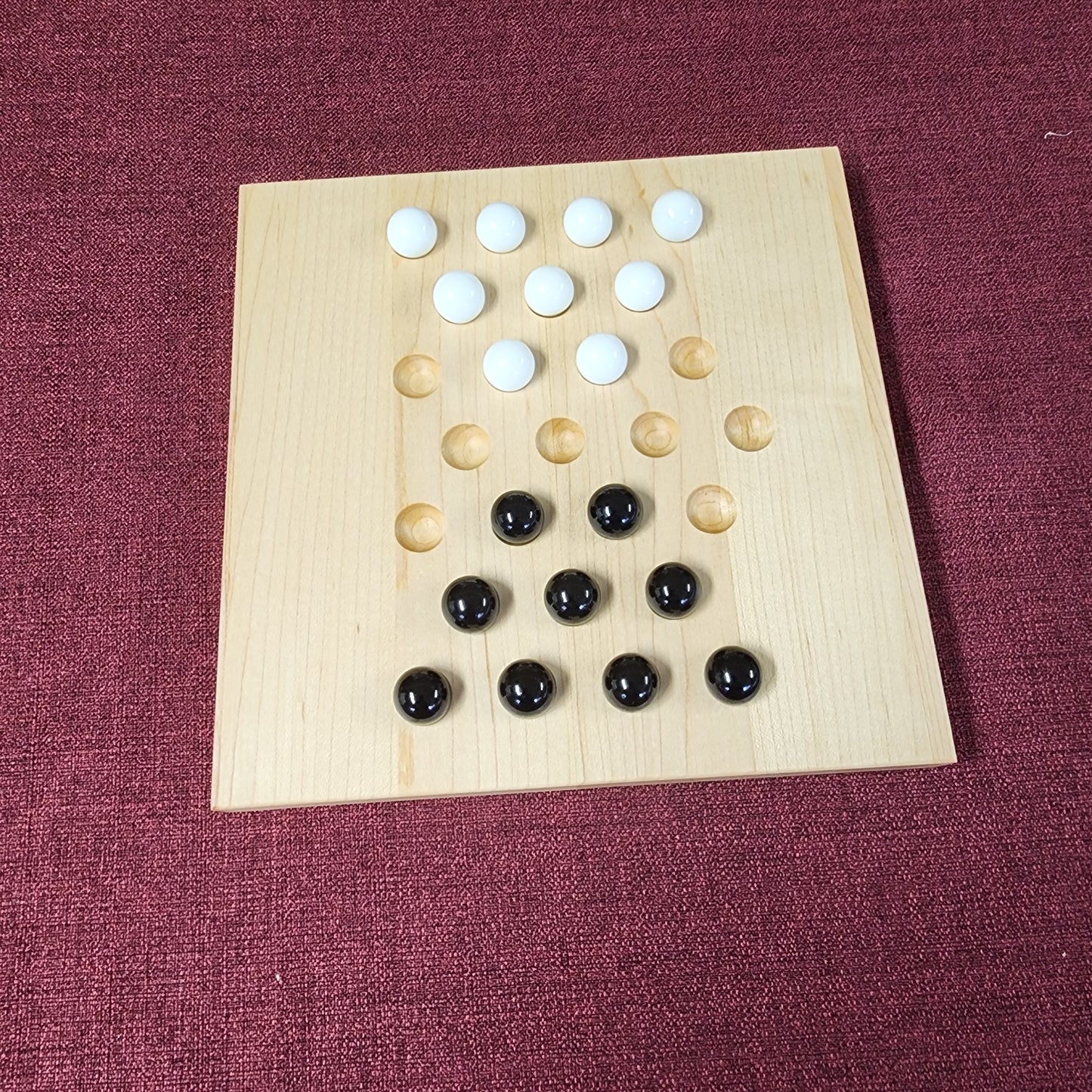 Reversal Puzzler Wooden Solitaire Board Game