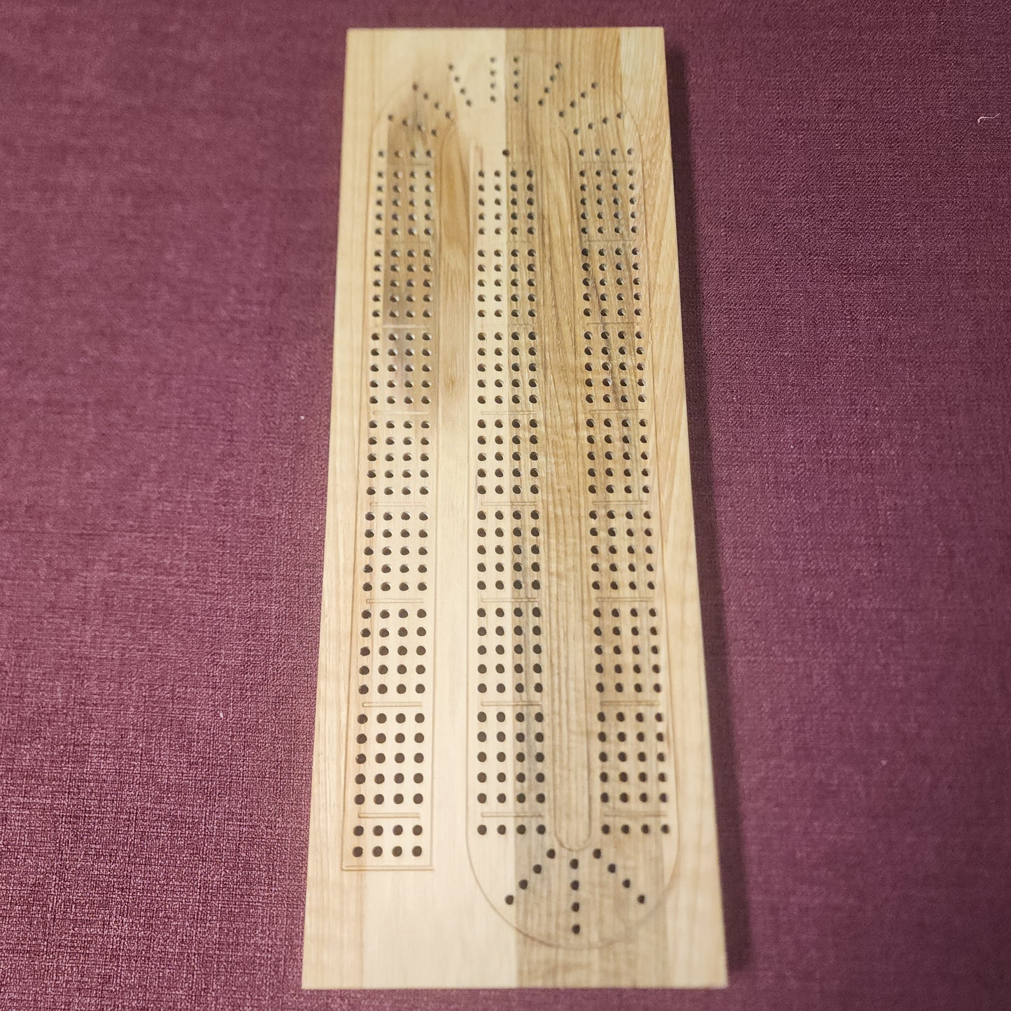 Wooden Cribbage Board Game