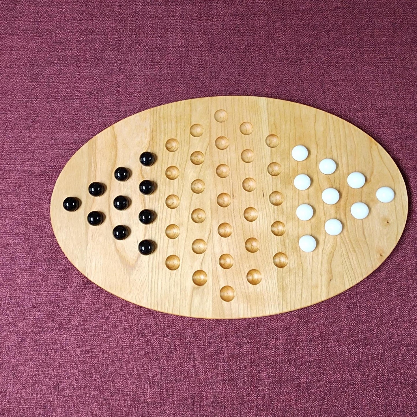 Wooden Chinese Checkers Board Game 2 Player