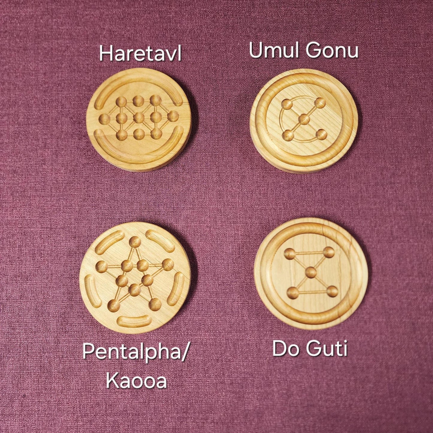 4.5" Mini Board Game Coasters