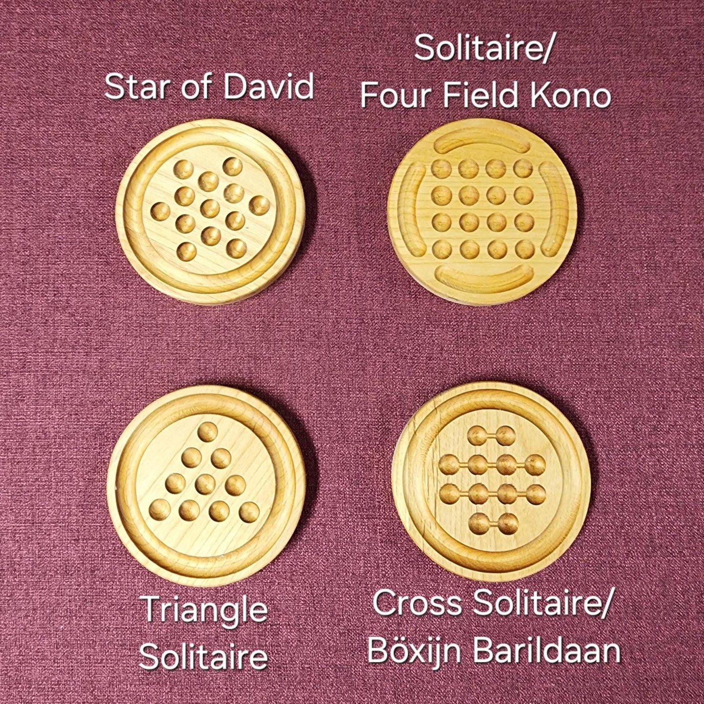 4.5" Mini Board Game Coasters