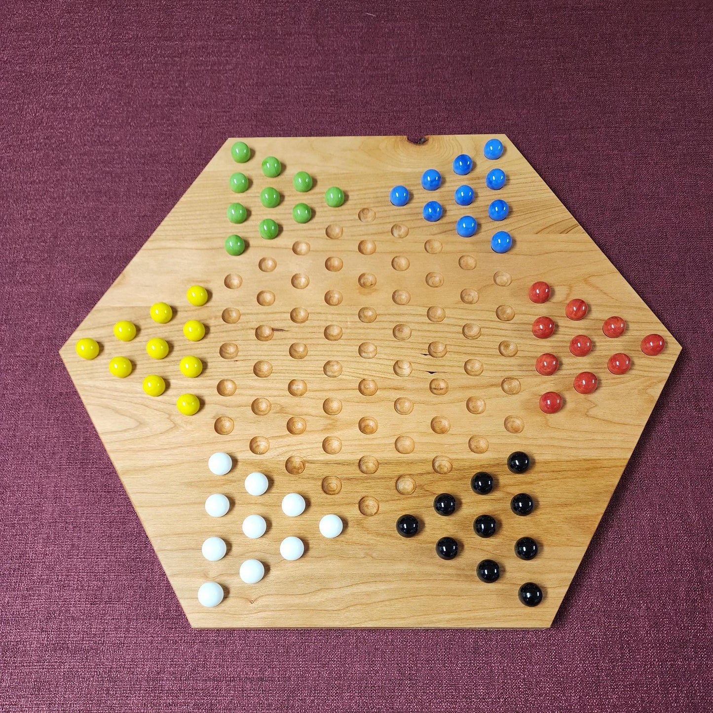 Wooden Chinese Checkers Board Game