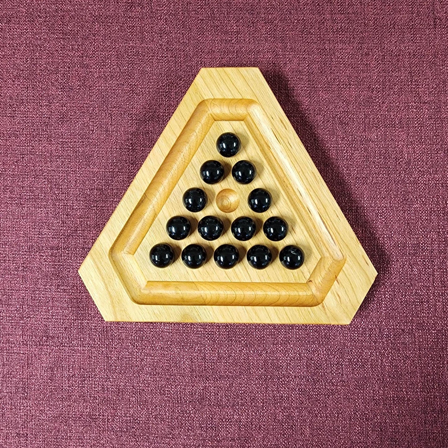 Small Triangle Solitaire Board Game
