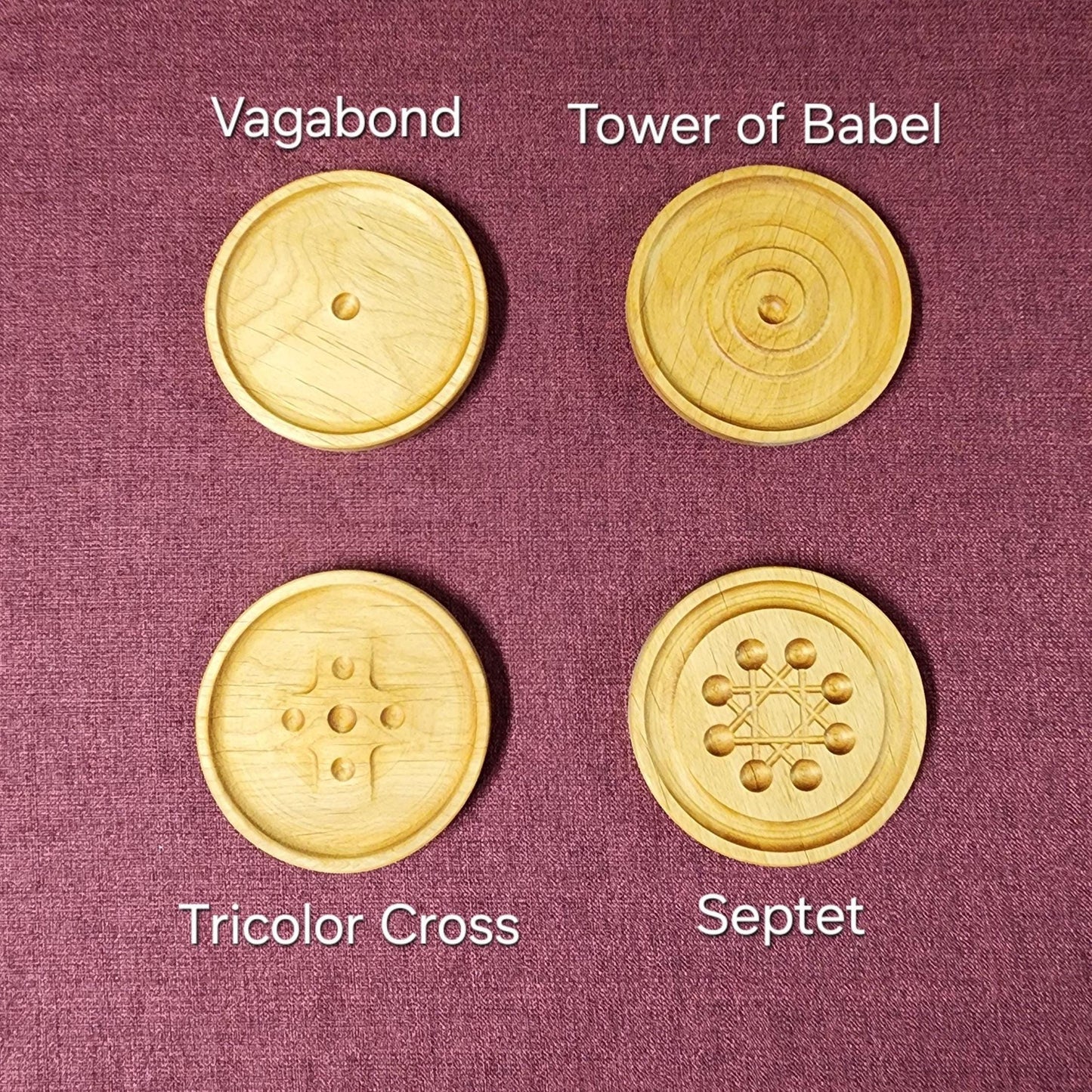 4.5" Mini Board Game Coasters