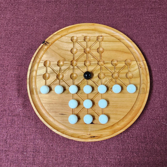 Wooden Fox & Geese Board Game