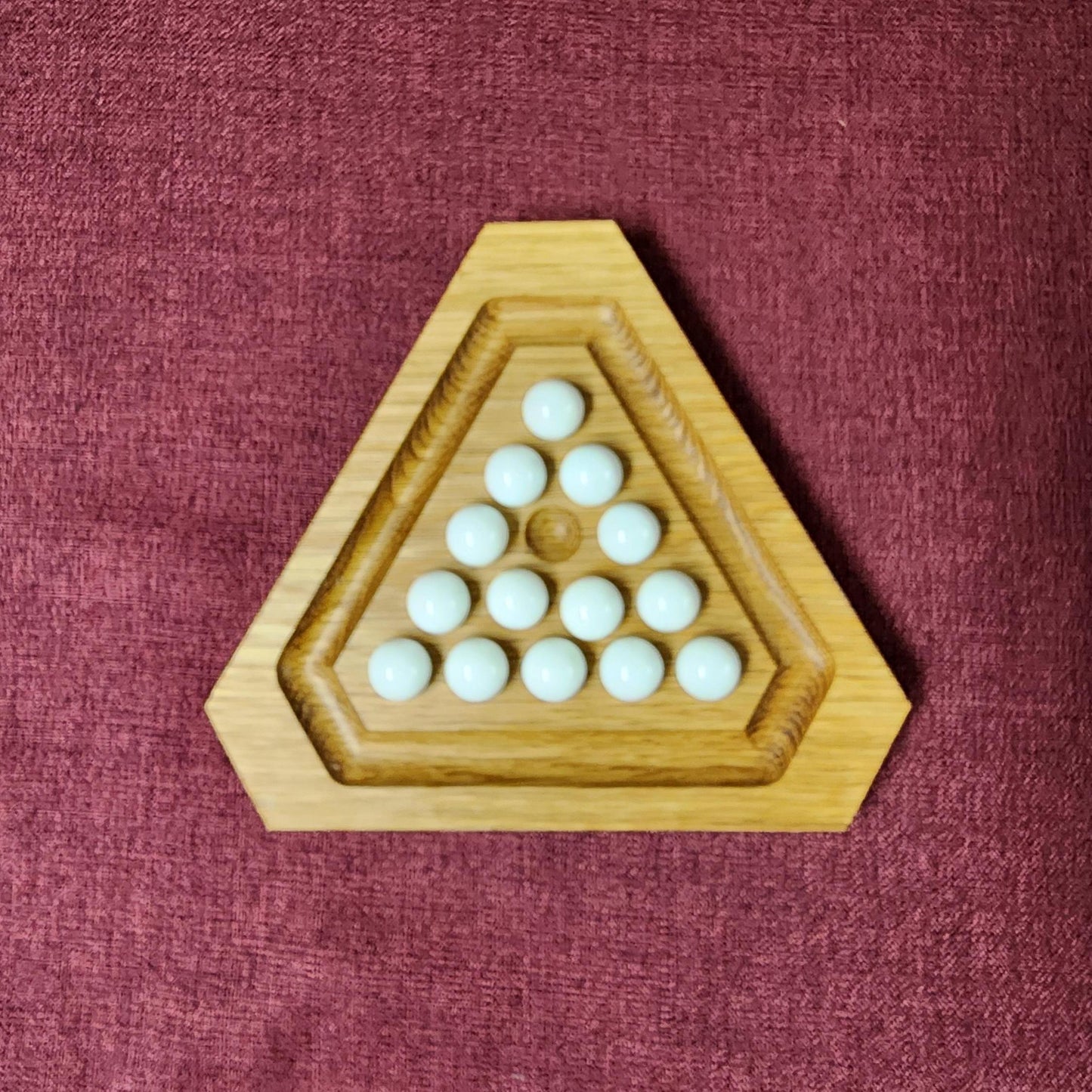Small Triangle Solitaire Board Game