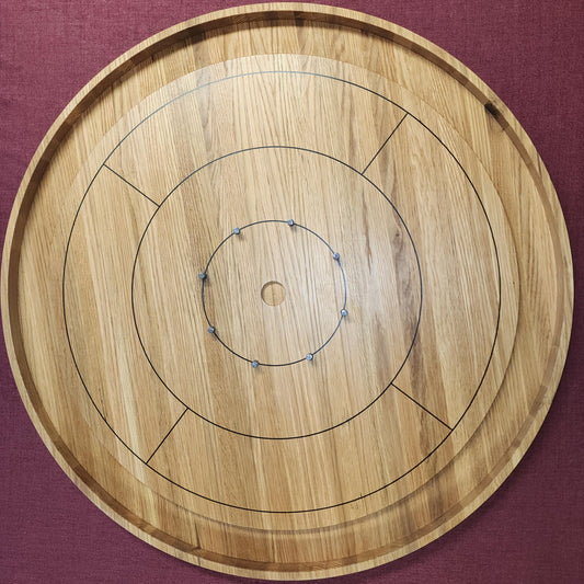 Solid Wood Crokinole Board Game