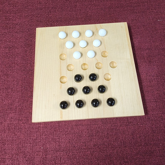 Reversal Puzzler Wooden Solitaire Board Game