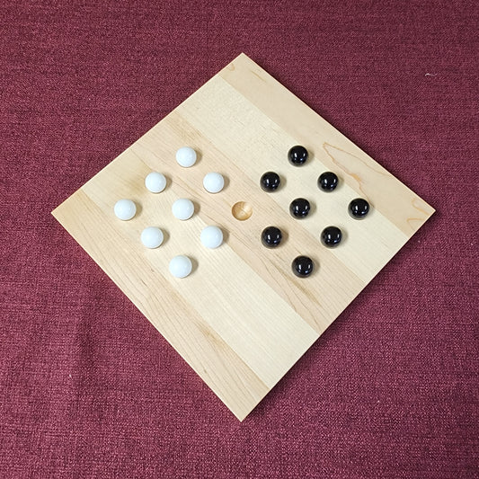 Fore & Aft Puzzler Wooden Solitaire Board Game
