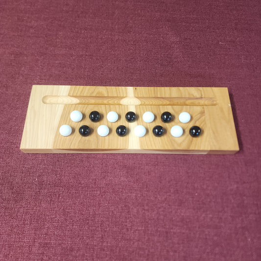 Zig Zag Puzzler Wooden Solitaire Board Game