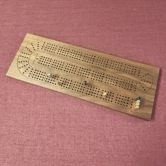 Wooden Cribbage Board Game