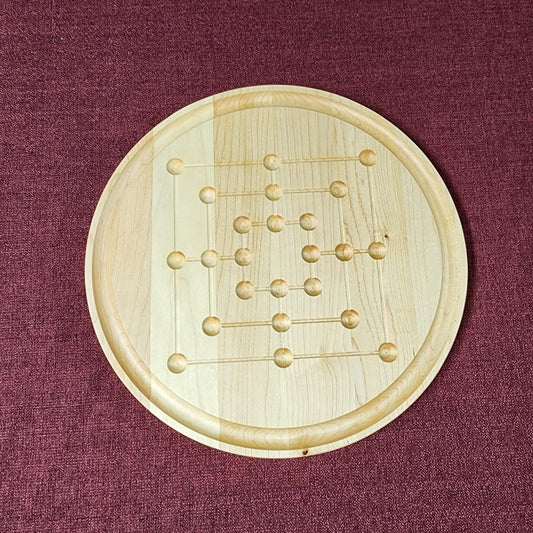 Wooden Nine Men's Morris Board Game