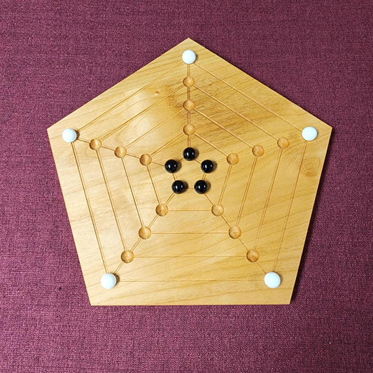 Wooden Pentagon Board Game