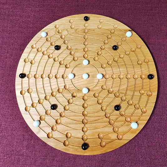 Wooden Fidchell Board Game